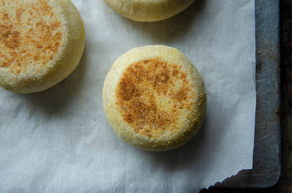 Sourdough English muffins