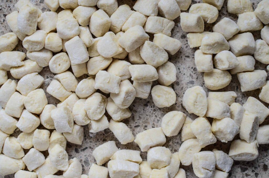 uncooked ricotta gnocchi 