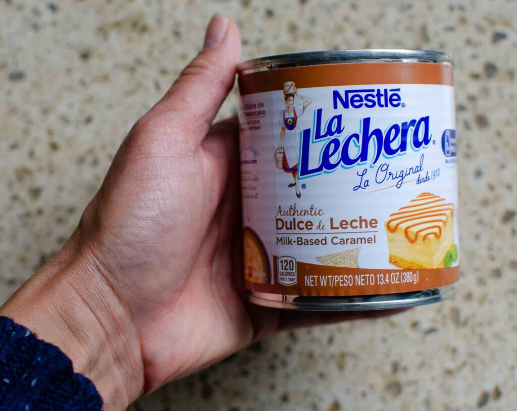 a can of dulce de leche caramel sauce