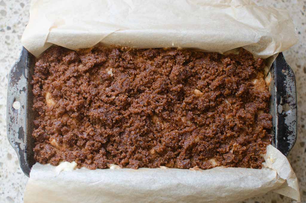 unbaked sourdough cinnamon sugar quick bread loaf