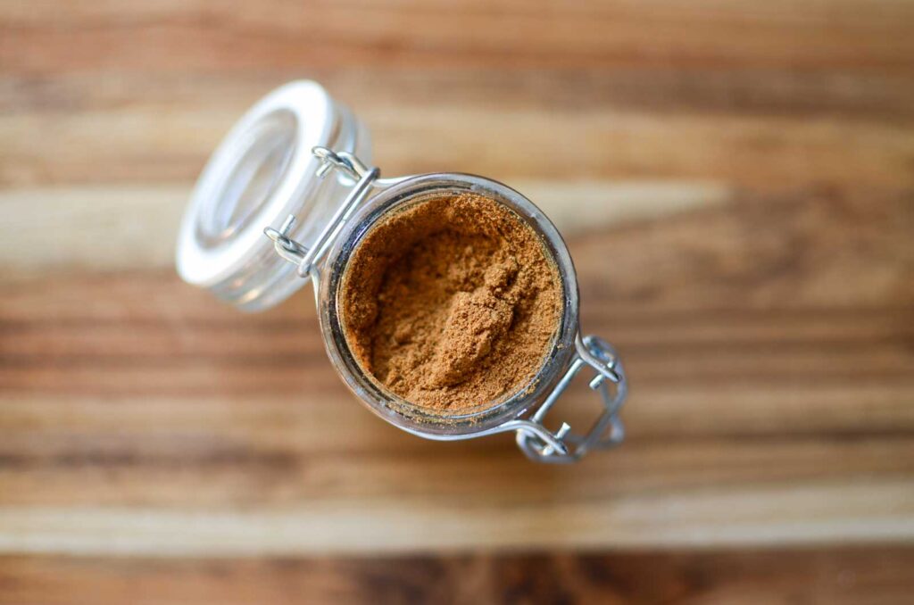 a small jar of pumpkin pie spice