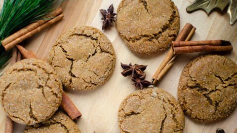 Soft Sourdough Discard Molasses Cookies - Lockrem Homestead