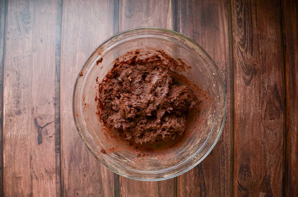 double chocolate sourdough cookie dough 