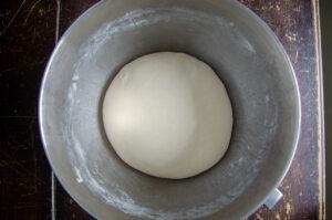 bread dough after bulk ferment