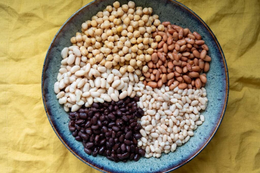 a bowl of beans